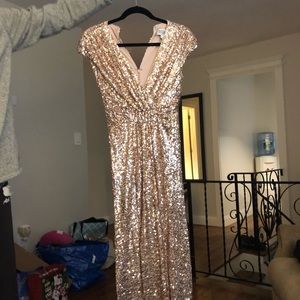 Badgley Mishka Sequin Gown/Dress, Never Worn!